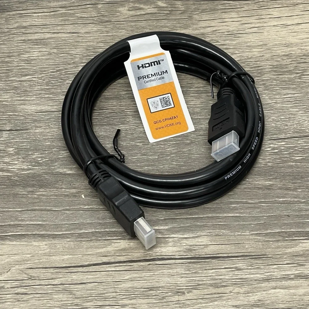 NEW Premium High Speed HDMI Cable with Ethernet 6ft – 4K Ultra HD HDR Certified